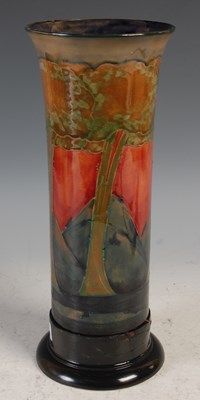 Lot 320 - Eventide, a Moorcroft pottery vase, with black...