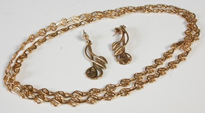 Lot 333 - A suite of 9ct gold jewellery, inspired by...