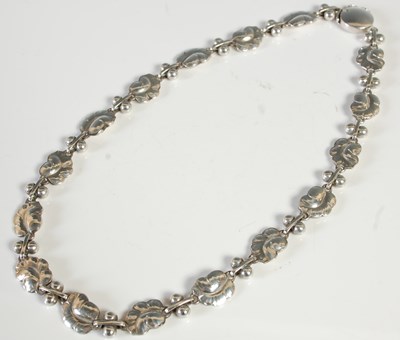 Lot 354 - A vintage Georg Jensen sterling silver...