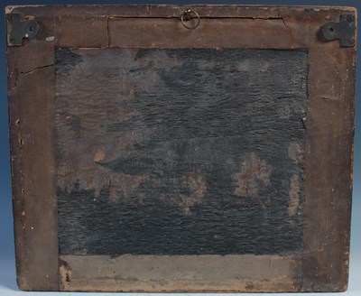 Lot 274 - An antique Quillwork diorama, bearing date...