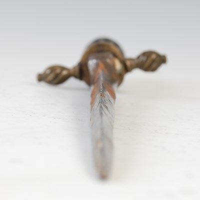 Lot 145 - An Italian gunners stiletto dagger, probably...