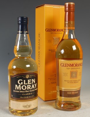 Lot 397 - A boxed bottle of Glenmorangie Highland single...