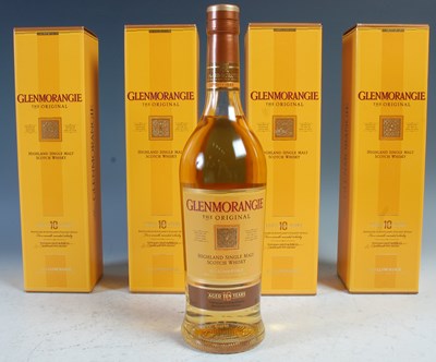 Lot 409 - Four boxed bottles of Glenmorangie, the...