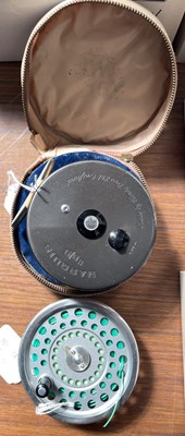 Lot 458 - A Hardy Brothers Marquis No.8/9 fishing reel,...