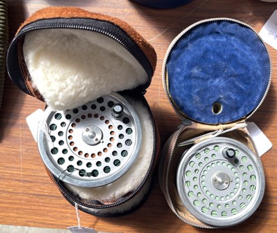 Lot 465 - A Hardy Brothers Marquis No.8/9 fishing reel;...