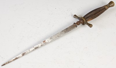 Lot 146 - An Italian gunners stiletto dagger, probably...