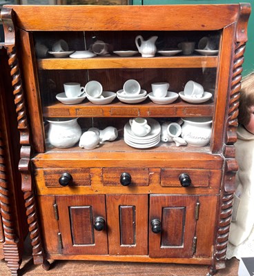 Lot 551 - A charming apprentice made stained pine...