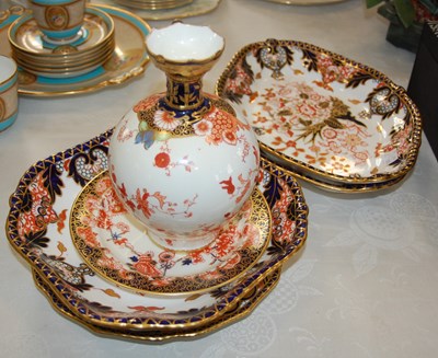 Lot 591 - A group of six Royal Crown Derby porcelain...