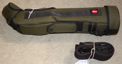 Lot 600 - A Leica Televid 77 spotting scope No.2040718,...