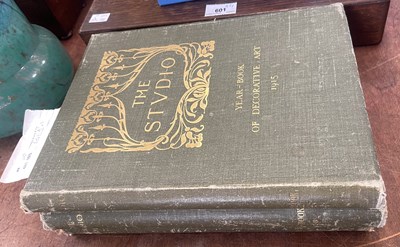 Lot 601A - Three volumes, The Studio, Yearbook of...