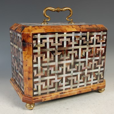 Lot 604 - Maitland-Smith, a horn and mother-of-pearl...