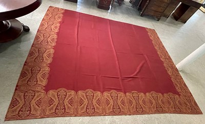 Lot 628 - A vintage Mulberry embroidered throw/ bed...