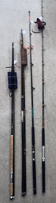 Lot 678 - Four assorted fishing rods, to include Greys...