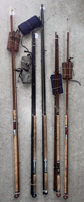 Lot 681 - Five assorted coarse fishing rods to include...