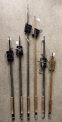 Lot 683 - Six assorted House of Hardy fly fishing rods.