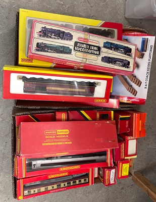 Lot 705 - Two boxes of assorted Hornby 00 Gauge...