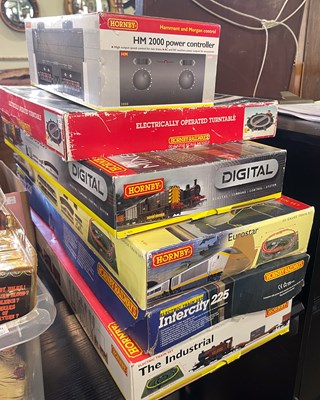 Lot 707 - A collection of boxed Hornby trainsets to...