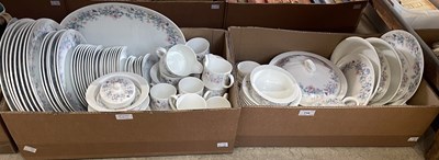 Lot 716 - Two boxes containing a Wedgwood Angela pattern...
