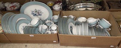 Lot 718 - Two boxes containing a Royal Worcester...