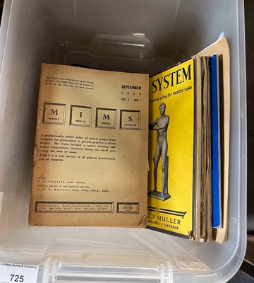 Lot 725 - A box of assorted pamphlets and literature to...