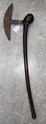 Lot 754 - A Tribal throwing axe.