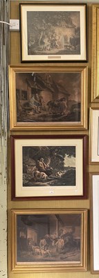 Lot 768 - After G. Morland 
Four assorted prints to...