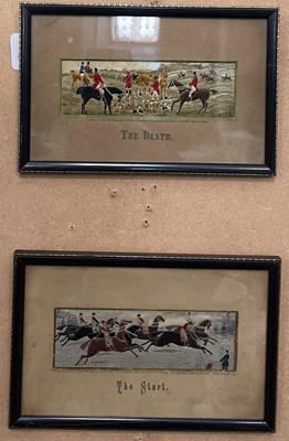 Lot 779 - Thomas Stevens  
Two woven silk pictures, The...