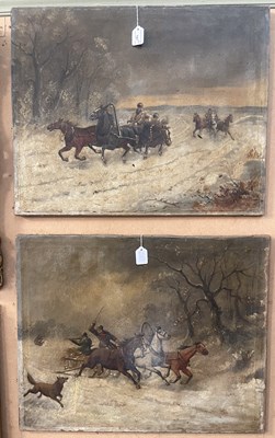 Lot 787 - 19th century European School  
A pair of...
