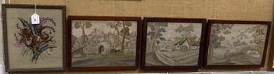 Lot 796 - A group of three antique framed and glazed...