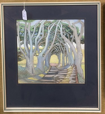Lot 802 - James Douglas  
Beech Avenue 
watercolour,...