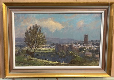 Lot 815 - John Neale View of Ludlow, Shropshire, with...