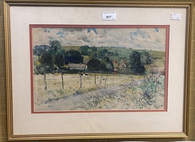 Lot 817 - Eustace Nash (1886-1969) 
A summer lane with...