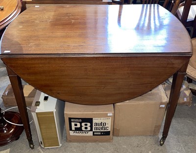 Lot 748 - A 19th century mahogany Pembroke table, with...