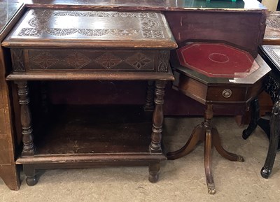 Lot 935 - A late 19th/ early 20th century stained beech...