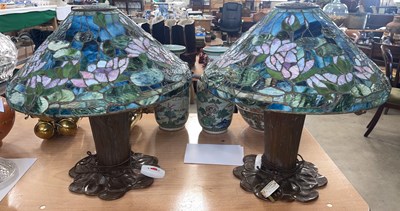 Lot 639 - A pair of early to mid 20th century Tiffany...