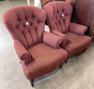 Lot 944 - A pair of reproduction Victorian style...
