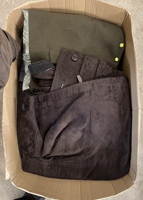 Lot 949 - A box of assorted gentleman's coats, jackets,...