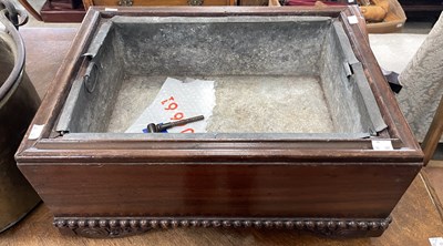Lot 952 - A 19th century mahogany rectangular shaped...