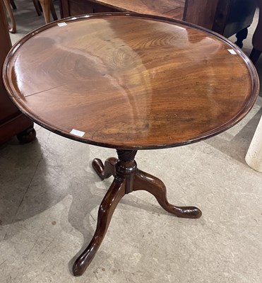 Lot 956 - A 19th century mahogany snap-top occasional...