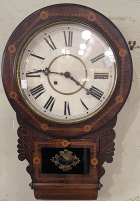 Lot 989 - A Waterbury Clock Company late 19th/ early...