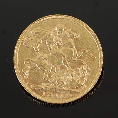 Lot 89F - A Victorian gold sovereign, dated 1900.