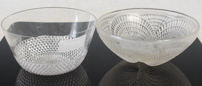 Lot 9 - Two Lalique glass bowls to include a Tokyo-2...