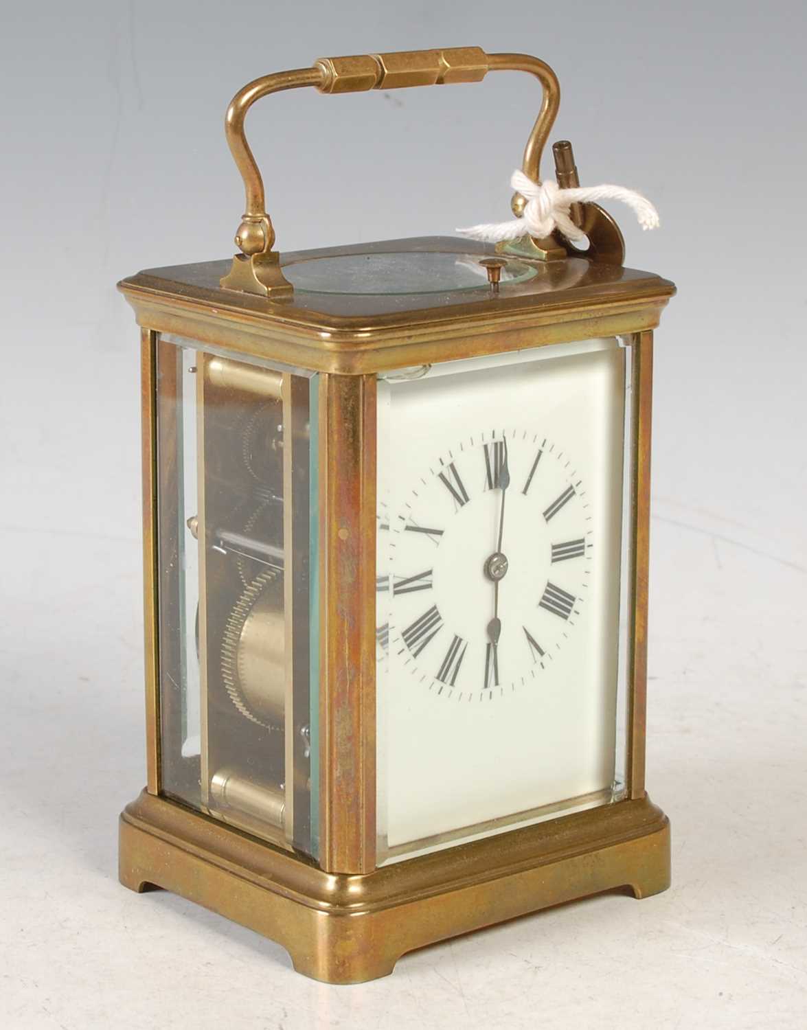 Lot 24 - A late 19th/ early 20th century brass cased...