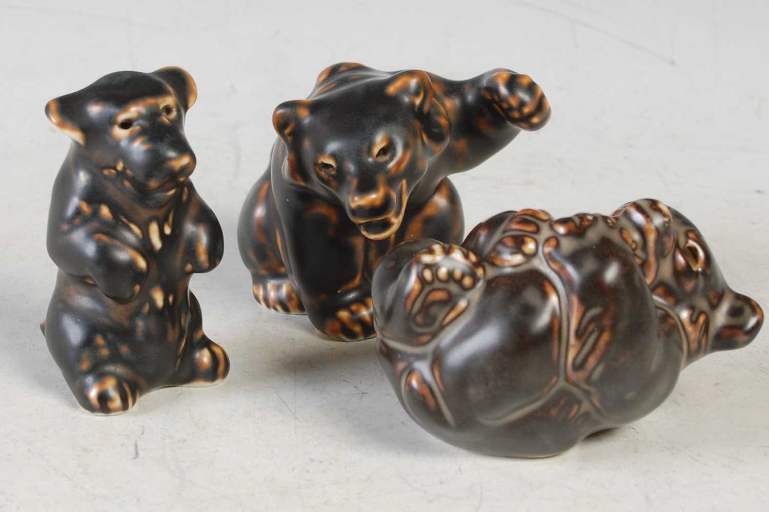 Lot 27 - Knud Kyhn for Royal Copenhagen - three ceramic...