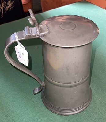 Lot 577 - A late 18th century large Scottish pewter...
