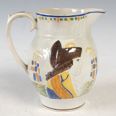 Lot 519 - An early 19th century Prattware commemorative...