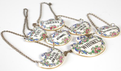 Lot 125 - A group of seven Crown Staffordshire ceramic...