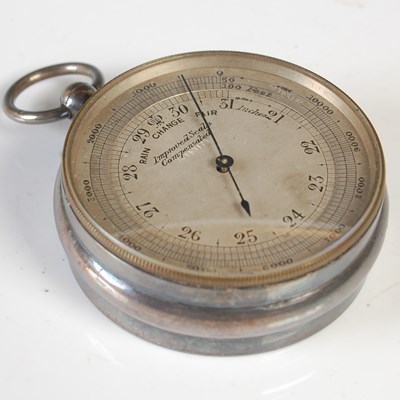 Lot 126 - A London silver cased compensated pocket...