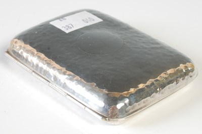 Lot 169 - A Birmingham silver concave cigarette case...