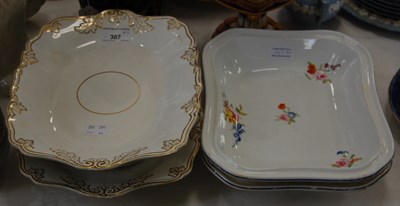 Lot 307 - A pair of Wedgwood shaped serving dished with...